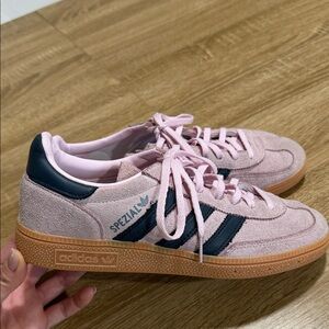 Adidas Spezial Light Pink and Black Sneakers